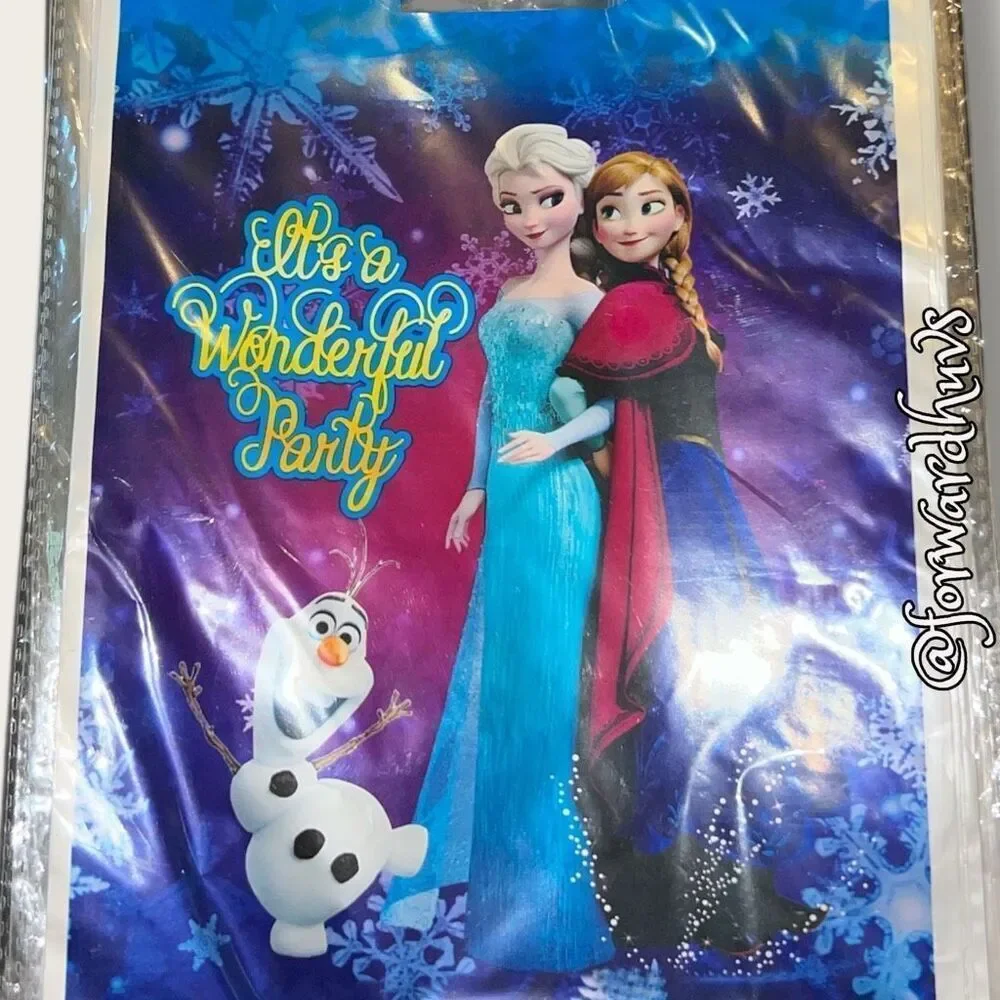 100 New Frozen-Themed Party Bags - 10 Packs of 10